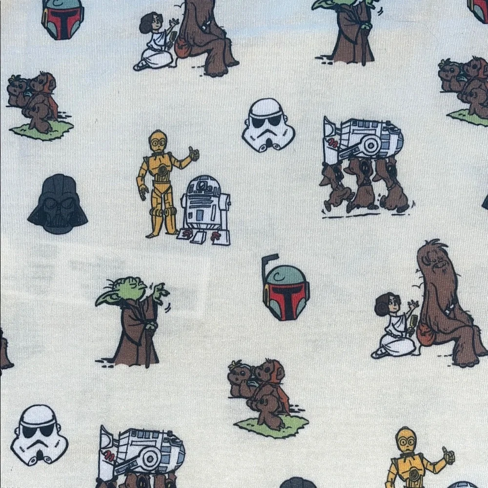 Disney Store Star Wars Kids Nightgown with Blue and Cream Accents